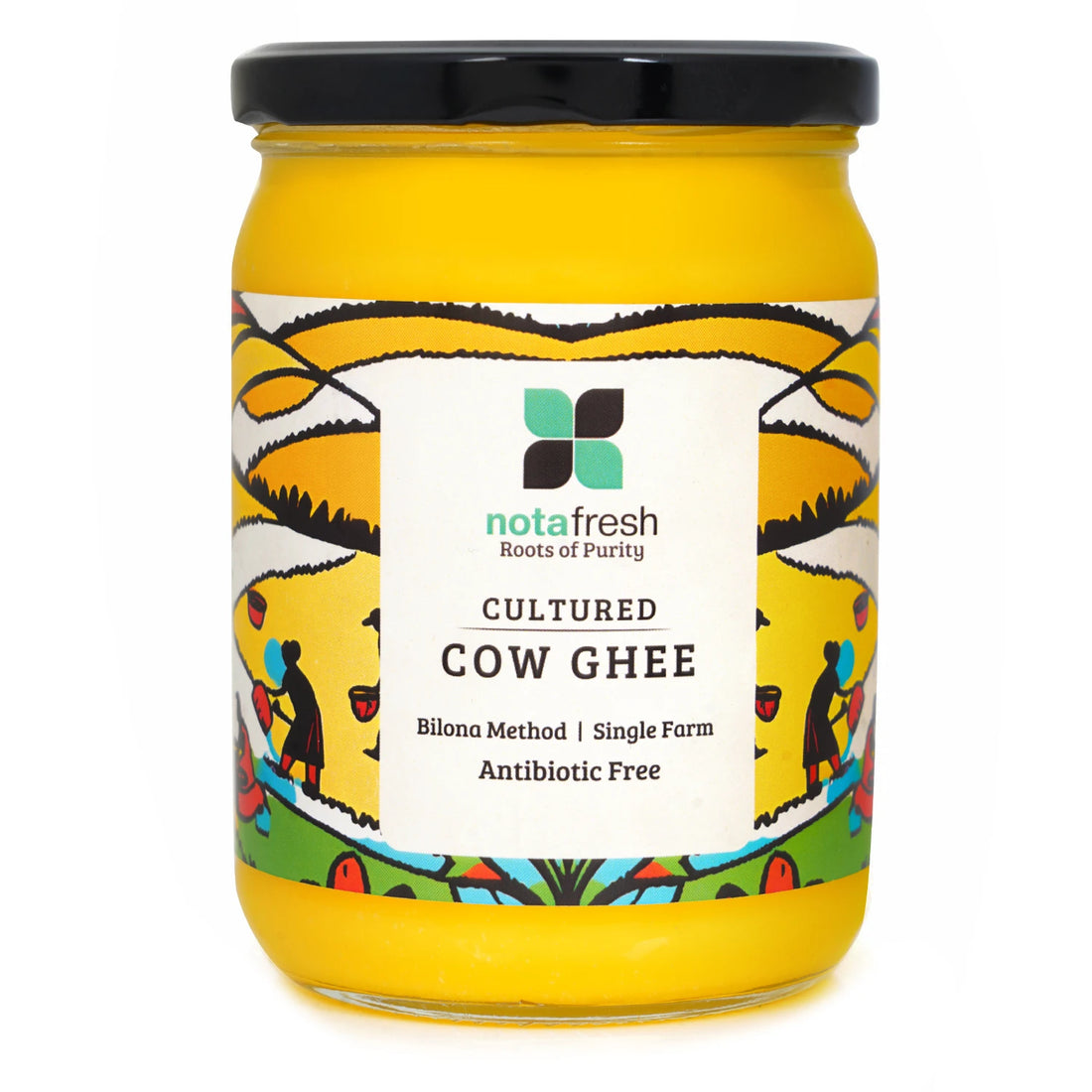Nota Fresh Antibiotic-Free Bilona Cow Ghee from Single Farm