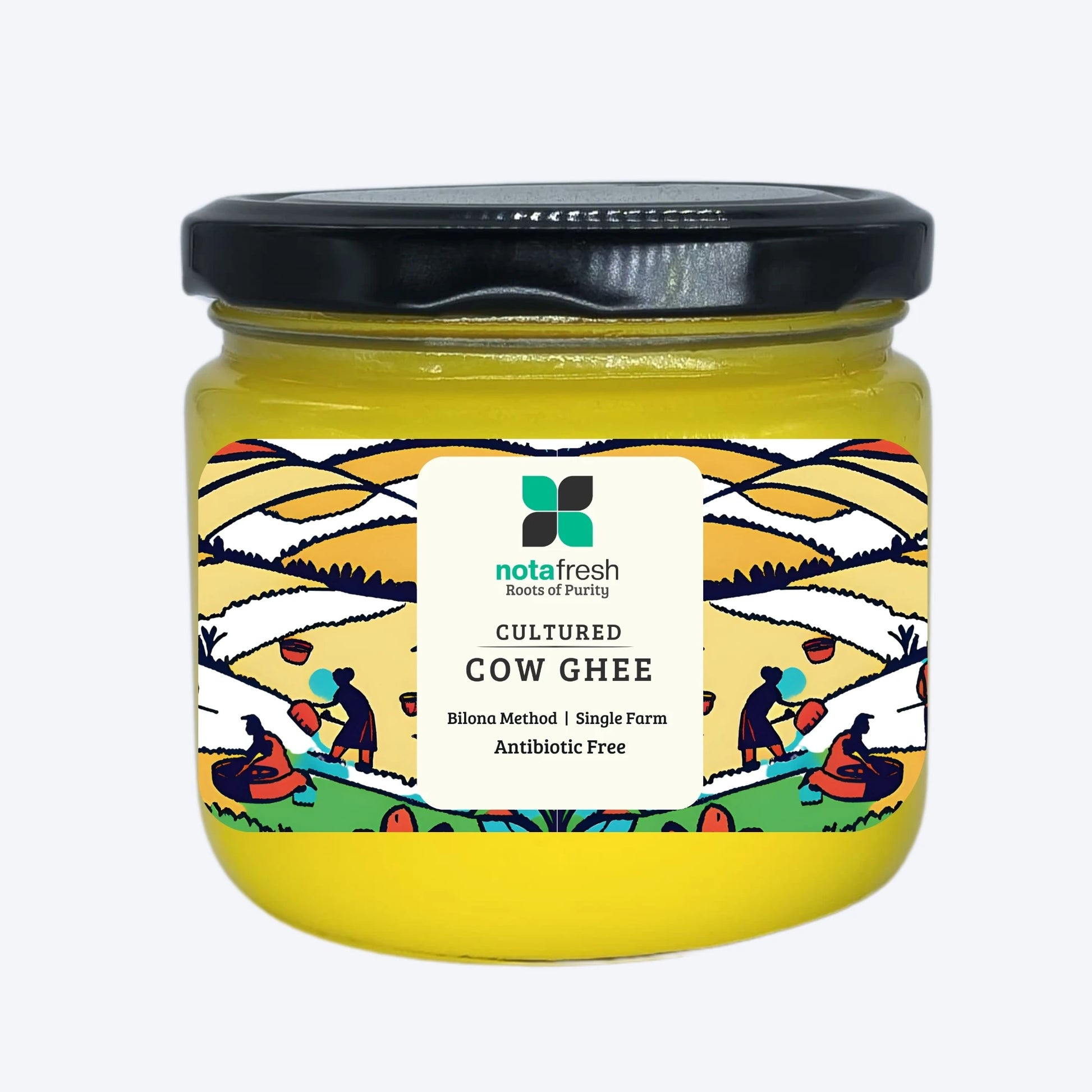 Nota Fresh Lactose-Free Cow Ghee – Adulteration-Free & Bilona Churned